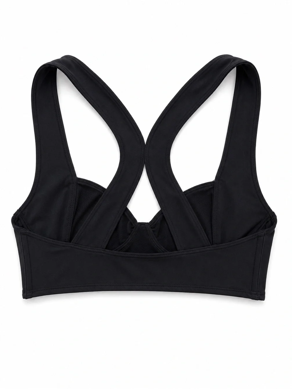 Intimately Free People Black Longline Bralette Racerback Women’s Large